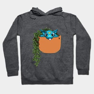 Sassy Dragon Hanging Plant Baby Hoodie